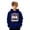 SW 52#Navy, variant on oqasdz Girls Sweatshirt 100 Days of School Cute Graphic Hooded Sweatshirt Athletic Playwear Long Sleeve Pullover Loose Fit Casual Outwear