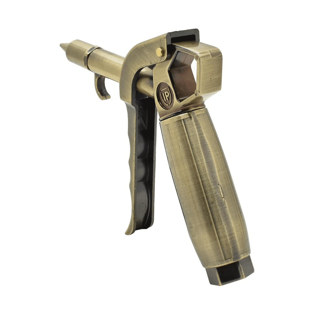 Interstate Pneumatics B600 1/4" NPT Heavy Duty High Flow Rate Blow Gun - Copper Plated