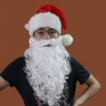 thumbnail image 4 of Accesorios de maquillaje barba blanca Papá Noel barba falsa peluca fiesta dinzhi varias barbas de Papá Noel, 4 of 5