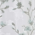 thumbnail image 5 of Madison Park Rideau de Douche Salle de Bain, Design Floral Magnolia Moderne Shabby Chic Tissu de Bain Intimité, 72"x72 Pouces, Aqua, 5 of 5