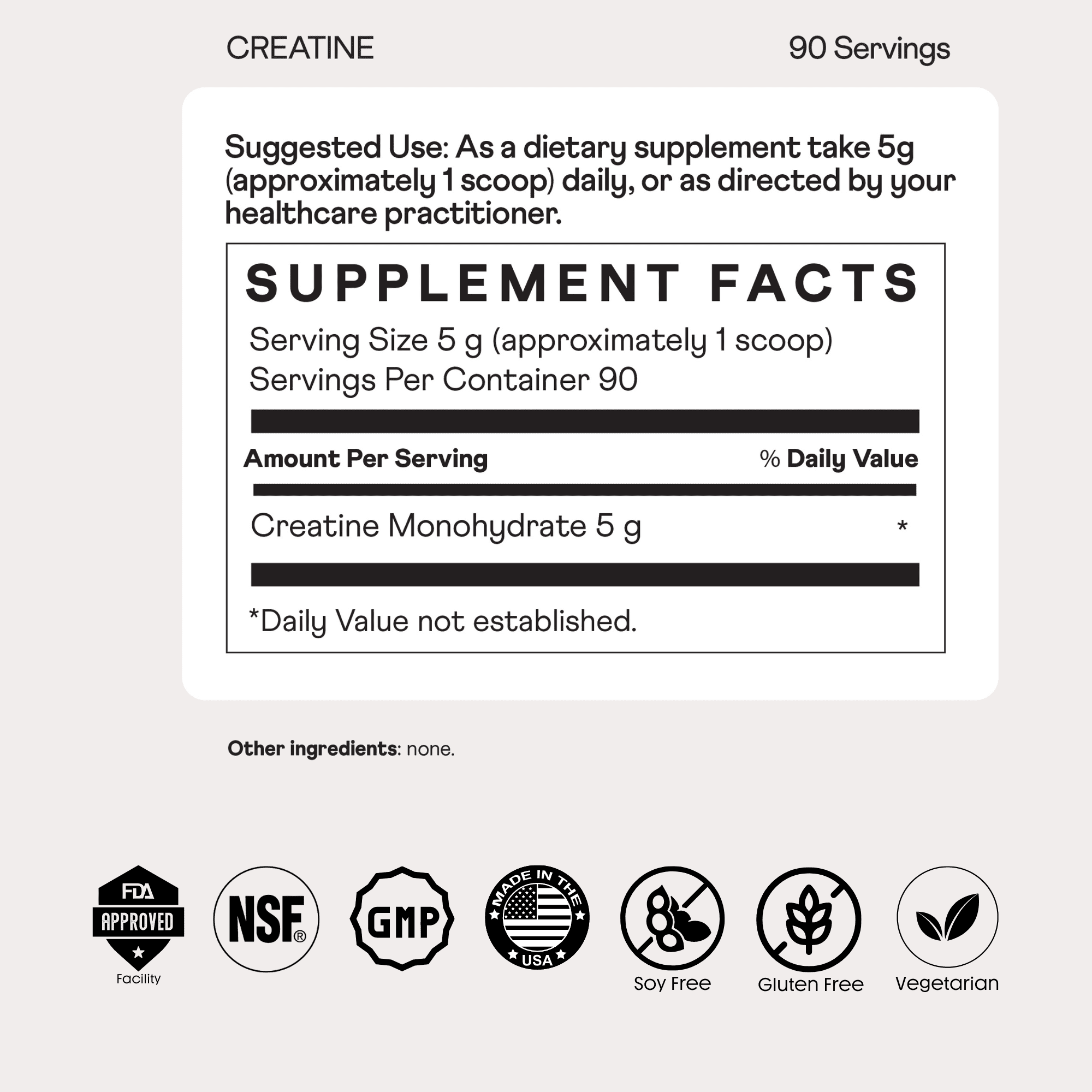 Nuray Creatine Monohydrate Powder Unflavored, 90 Servings, Fitness Supplement, Vegetarian, Gluten-Free