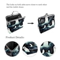 thumbnail image 3 of Ghost Microfiber Zinc Alloy Travel Wallet with Jaws Closure - Compact Coin Purse for Men and Women - 4.3x4.7 in 0.7 Microfiber Material - Secure and Stylish Travel Essentials for Your Journey, 3 of 7