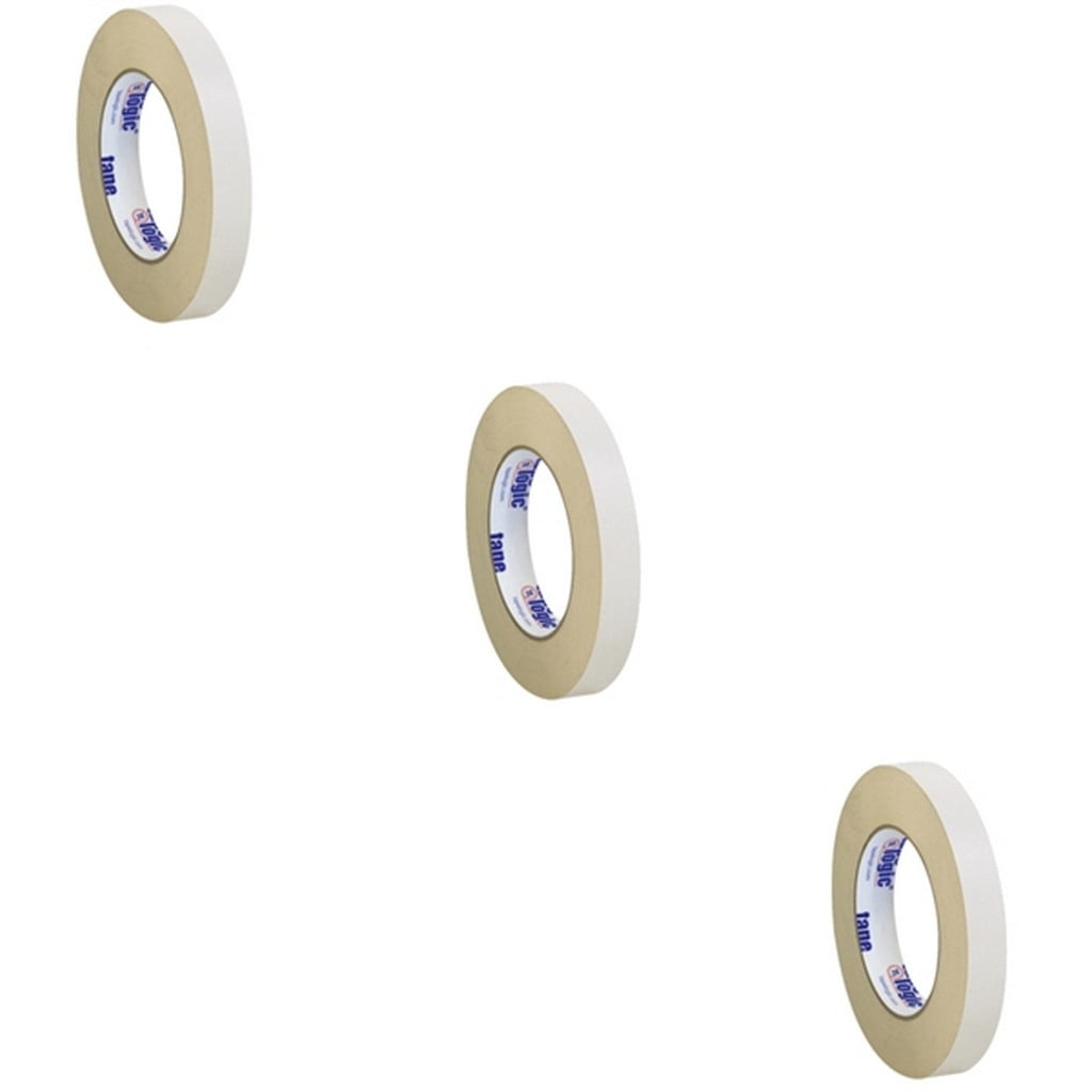 Tape Logic Double Sided Masking Tape 3/4" X 36 Yard Roll (3 Pack)