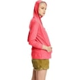 thumbnail image 4 of Hanes Chandail à Capuchon en Jersey Flammé pour Femmes, P, Rose Vif, 4 of 5