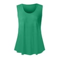 thumbnail image 4 of DuoJiaJ Women Summer Round Neck Loose Sleeveless Shirt Casual Tunic Tops Blouse Summer Tank Tops Women, 4 of 4