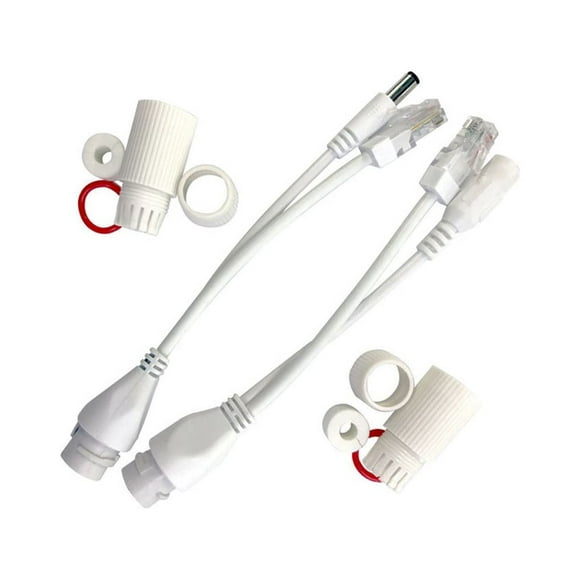 relayinert 12V Power Over POE Passive Adapter Splitter Equal Voltage RJ45 Powers Supply Module Separator Wireless Access Points
