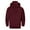 Wine, variant on LIaqionyy Mens Hooded Sweatshirt Casual Mock Neck Hoodies Pullover Sweatshirts Long Sleeve Shirts with Pocket