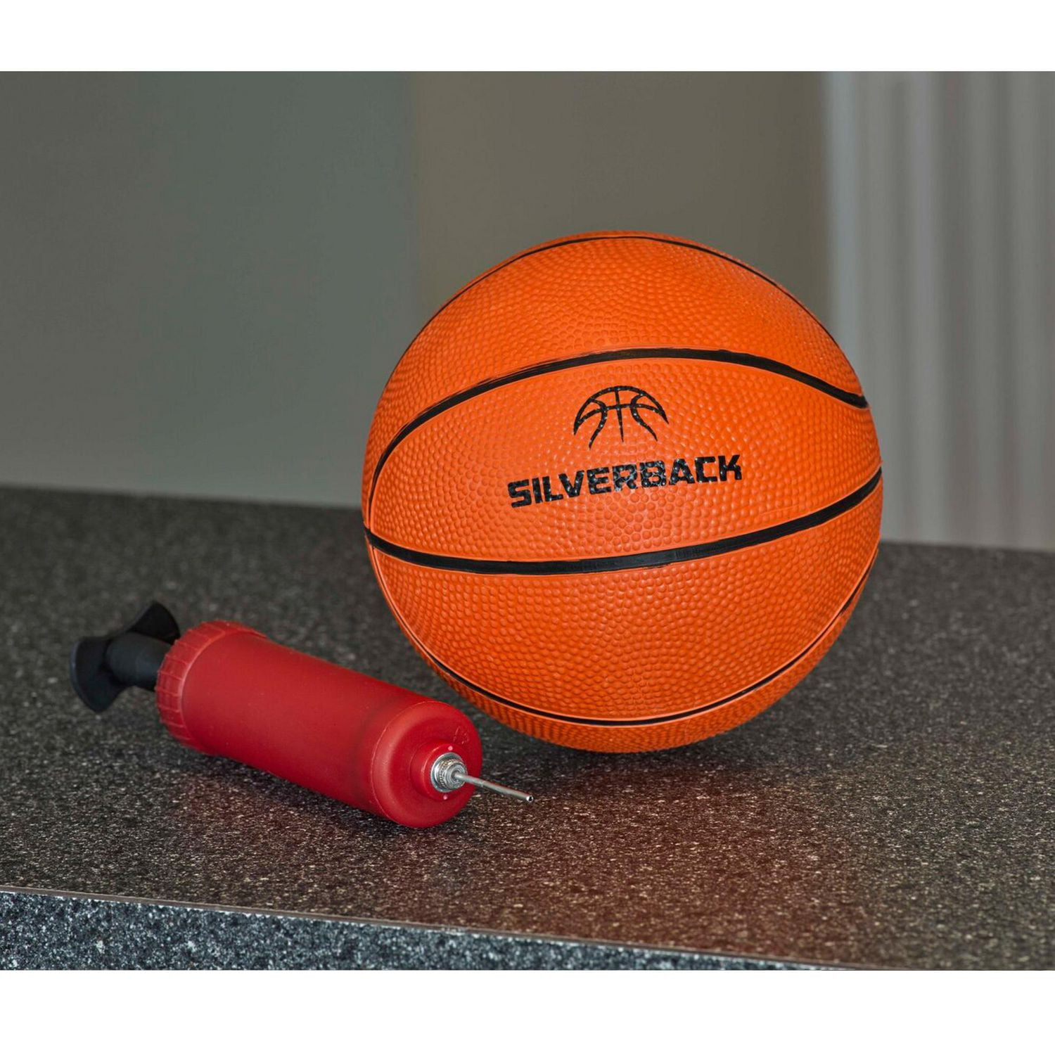 Ensemble mini-panier de basket-ball à DEL de 18 po Silverback pour dessus de porte