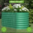 thumbnail image 3 of Jardin Surélevé en Acier Galvanisé Vert – Bac de Plantation Extérieur Étanche 4x2x2 Pi, Résistant à la Rouille, Assemblage Gratuit avec Outils, Métal Épais 0,6 mm pour Légumes, Fleurs et Fines Herbes – 120x60x60 cm, 3 of 8