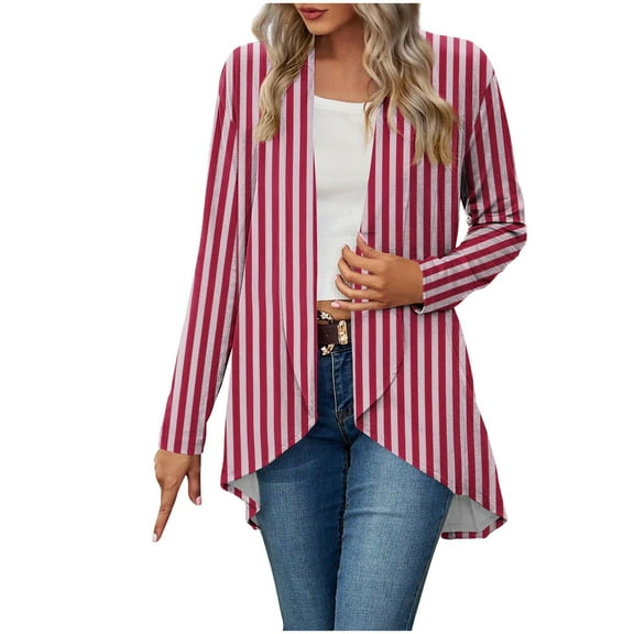 Long Sleeve Fall Tops 2026 Womens Tops Casual Trendy Solid Color Cardigan Coat Tops My Items My Order