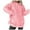 Pink, variant on Womens Oversized Hoodies Fall Vintage Distress Solid Casual Long Sleeve Denim Hooded Pullover Sweaters