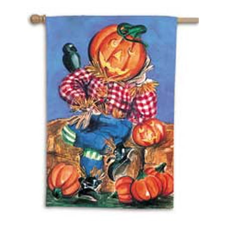 - Pumpkinhead Scarecrow Toland Art Banner