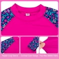 thumbnail image 5 of BIG EPHANT 2-Pack Kids‘ Long Sleeve Rash Guard Shirts with Print, UPF 50+ Sun Protection Swimwear & Surf Tops for Boys and Girls, Sizes XXS-M, 5 of 8