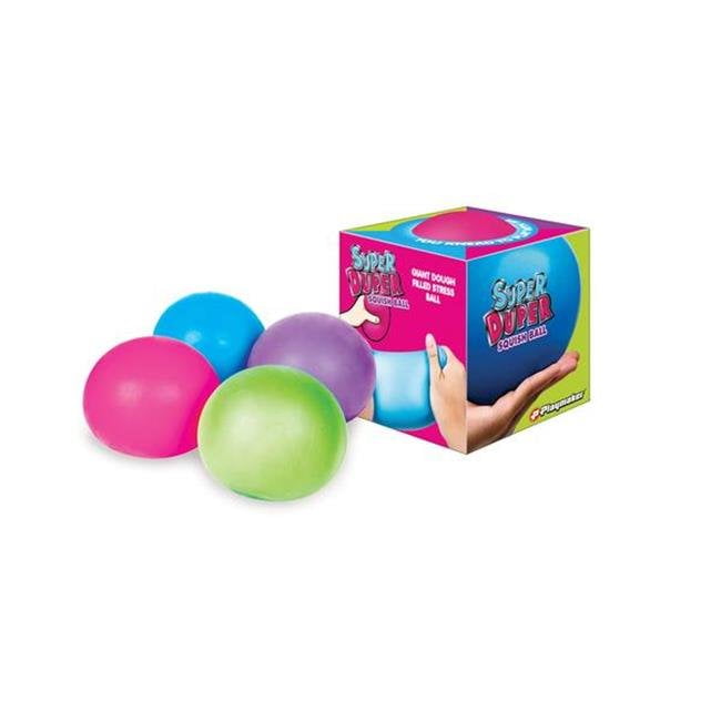 - Novelty Toy- Squishy Toy One Random Color Master Toys Smooshy Ball Neon A 