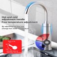 ZHNGRJE Water Heater Kitchen Faucet Tankless Instant Heating Water Tap