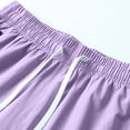 thumbnail image 5 of Sheghy Athletic Shorts 100%Cotton Men's Solid Color Casual Sports Elastic Waist Drawstring Pocket Shorts, 5 of 9