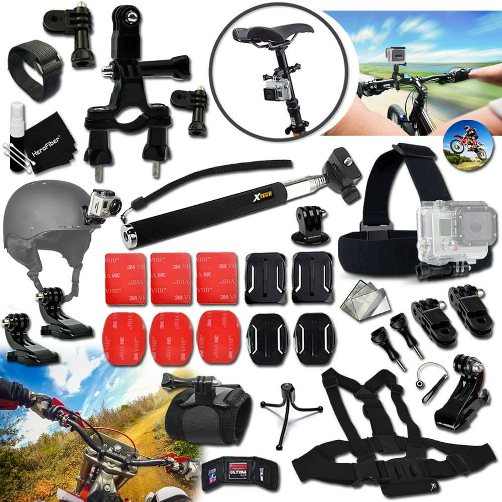 Xtech® DIRT BIKE ACCESSORIES Kit for GoPro HERO, HERO5 Black, HERO
