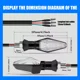 thumbnail image 4 of 4pz Direccionales Led Moto Motocicleta Doble Funcion, 4 of 8