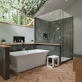 thumbnail image 4 of ALFI brand AB2843-PC Polished Chrome Single Hole Floor Mounted Waterfall Tub Filler, 4 of 10