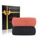 thumbnail image 1 of Esponja de baño con red exfoliante africana Unifab rosa y negra, 1 of 6