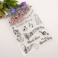 thumbnail image 3 of Ouginx Clear Stamps, Musical Note Rubber Stamp for Scrapbooking and Card Making Supplies, 3 of 5