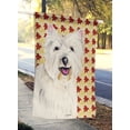 thumbnail image 2 of Carolines Treasures SC9210CHF 40 x 40 In. Westie Fall Leaves Portrait Flag Canvas- House Size, 2 of 4