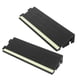 thumbnail image 3 of 2Pcs Door Threshold Ramp Wheelchair Ramp Entry Ramp with Fluorescent Strips for Transition Threshold Step Doorways Supermarket Entry and Garage Black, 3 of 4