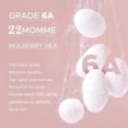 thumbnail image 6 of Luxurious 100%Silk Scrunchies - High Ponytail Holders that Protect Hair, No Crease & Hair-Friendly Elastic Bands White, Coral Red, Deep Red, Retro Gold, Deep Green, Black 6PCS, 6 of 7