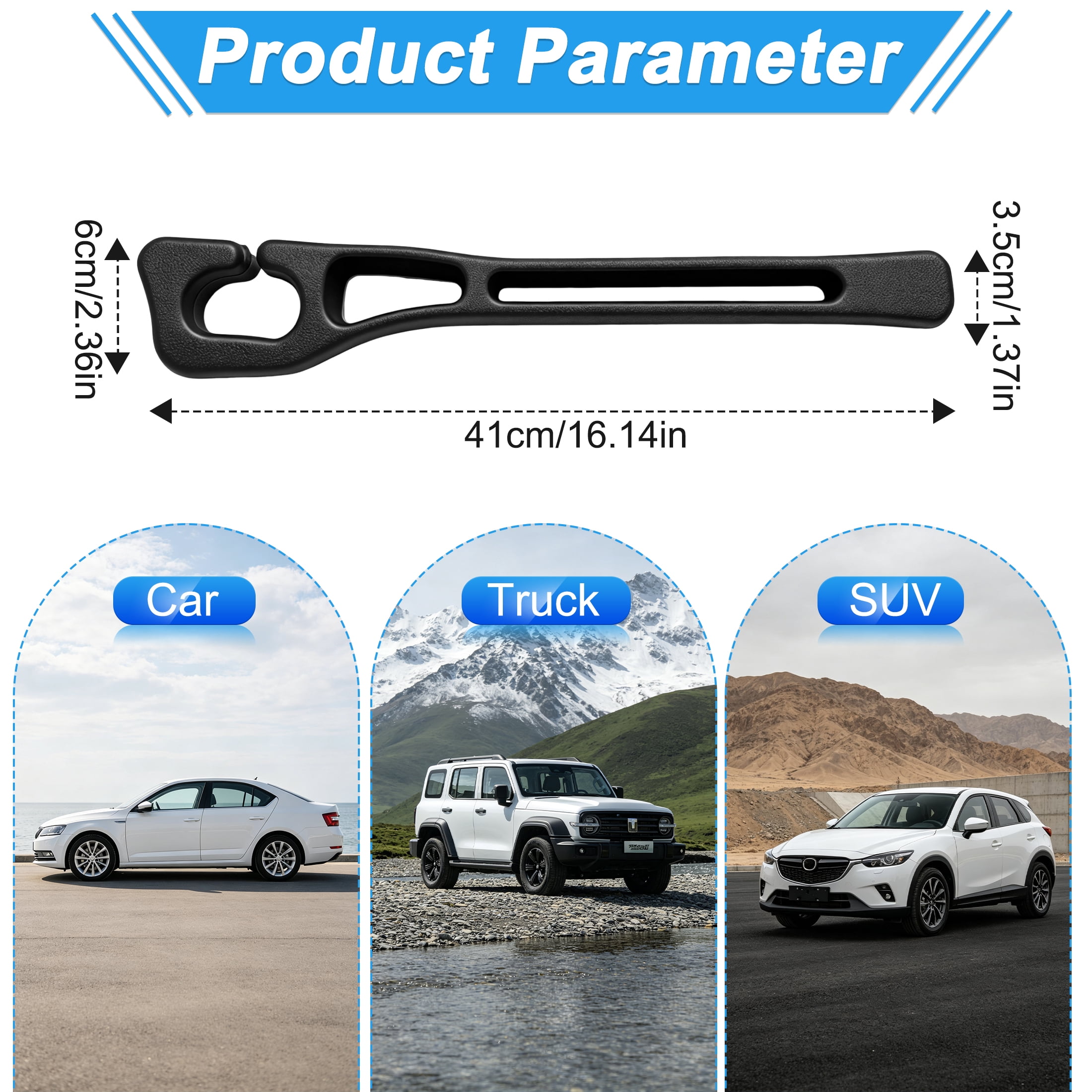 2 Pack Car Seat Gap Filler with Seat Belt Cutout, Universal Car Gap Plug Stopper, Anti-Drop Car Seat Crevice Blocker for Cell Phone Keys Coins Fit Car SUV Truck
