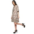 thumbnail image 4 of Moomaya Printed Bikini Cutwork Lace Caftan Kaftan Dresses For Women Plus Size, 4 of 6