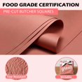 thumbnail image 4 of Pink Butcher Paper Sheets for Smoking Smoker Grilling Paper for BBQ Wrapping Meat Sublimation Heat Press Disposable, 4 of 4