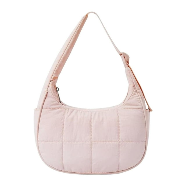 Bolso tipo bandolera para mujer, versátil, elegante y con correa ajustable para el hombro. Rosa
