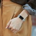 thumbnail image 7 of XiHAMA Leather Bands Compatible with Fitbit Charge 4/Charge 3, Replacement Accessories Wristband Straps for Women, 7 of 7