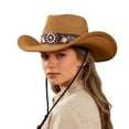 thumbnail image 5 of Western Frontier Hat for Outdoor Wear Classic Style Sun Shield Cowboy Accessory for Everyday Casual Performance and Trendsetting, 5 of 5