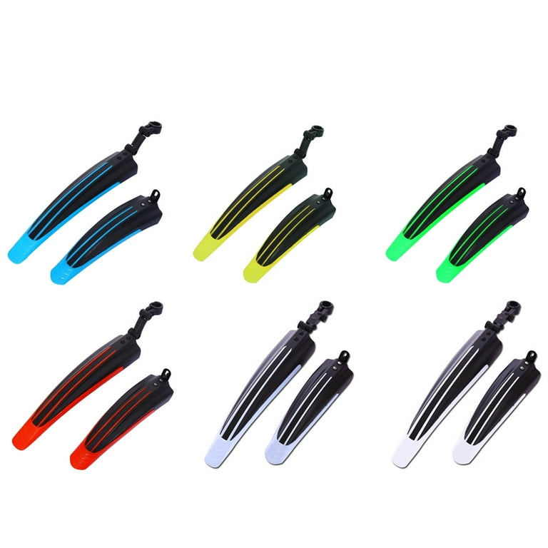 Lomubue 1 Pair Stylish MTB Bicycle Front Rear Mudguard Mountain