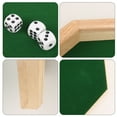 thumbnail image 4 of BJBSJSZ Octagon Dice Tray Dice Set, Include Wooden Dice Tray with 6 Dot Dices for Table Games, 4 of 6