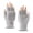 Gray, variant on Mooqilaa Girls Winter Gloves Size 3-8 Years, Warm Outdoor Fingerless Flip Top Knitted Gloves for Cold Weather Pink