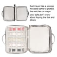 thumbnail image 1 of Kuymtek Caja de almacenamiento de correa de reloj portátil Smartwatch Band Bracelet Holder Bag (Gris), 1 of 9