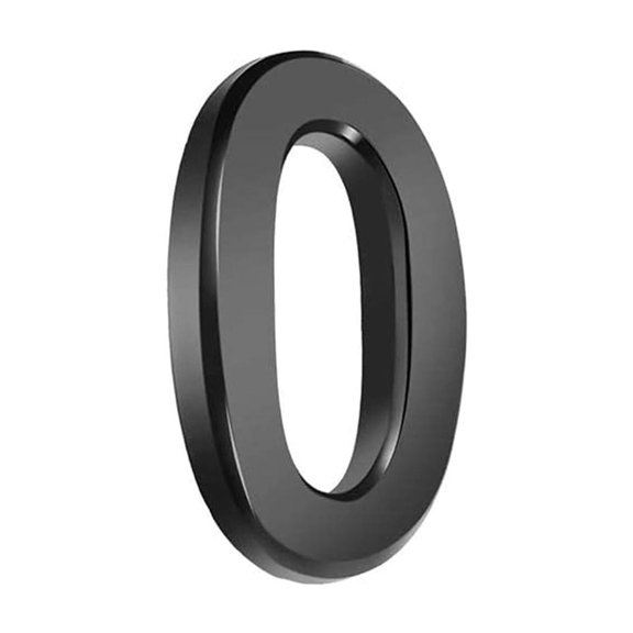 Modern Self-Adhesive House Numbers 0-9 - Three-Dimensional Metal Signage for Easy Installation Indoor/Outdoor Use