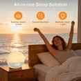 thumbnail image 3 of Sunrise Alarm Clock for Sleep Sound Machine for Adult with Night Light for Bedrooms, 3 of 12