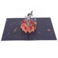 thumbnail image 2 of 3D Birthday Card, Exquisite Details Spaceman Style Eye Catching Vivid Colors Popping Up Kids Birthday Card  For Holiday, 2 of 8