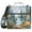 Camping in Forest, variant on 3 Ring Zipper Binder with Shoulder Strap Waterproof Trapper Keeper 2 Inch D-Ring 500 Sheets Capacity Camping in Forest