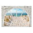 thumbnail image 2 of Tiptophomedecor Peel and Stick Beach Wallpaper Wall Mural - Window View - Beach - Removable Wall Decals, 2 of 3
