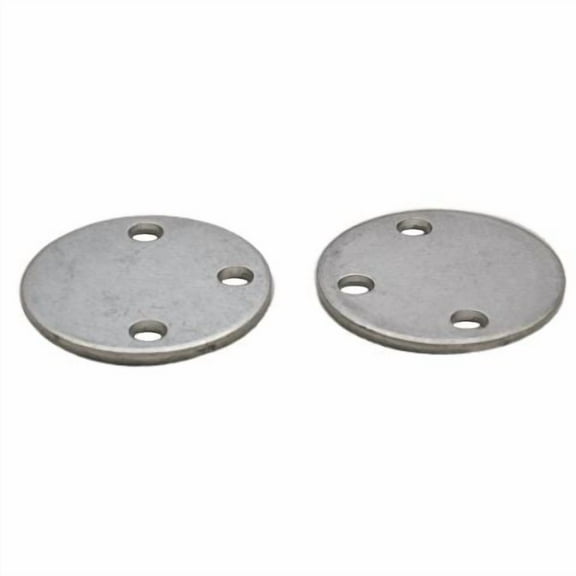 Sea Ray 1210038 Aluminum 2 Inch Round Boat Backing Flange (Pair)