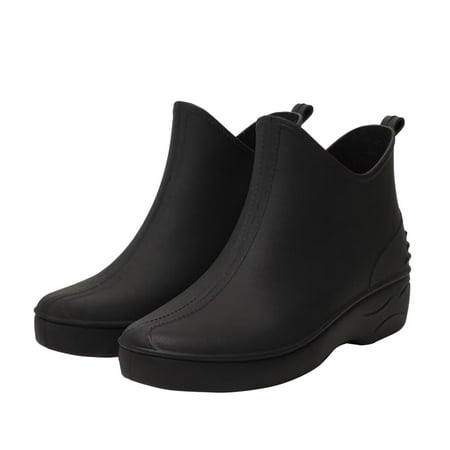 

Savings Clearance 2023! Women Rain Shoes Shoes Comfortable Light Ankle Rain Boots Frosted Outdoor Rain Boots