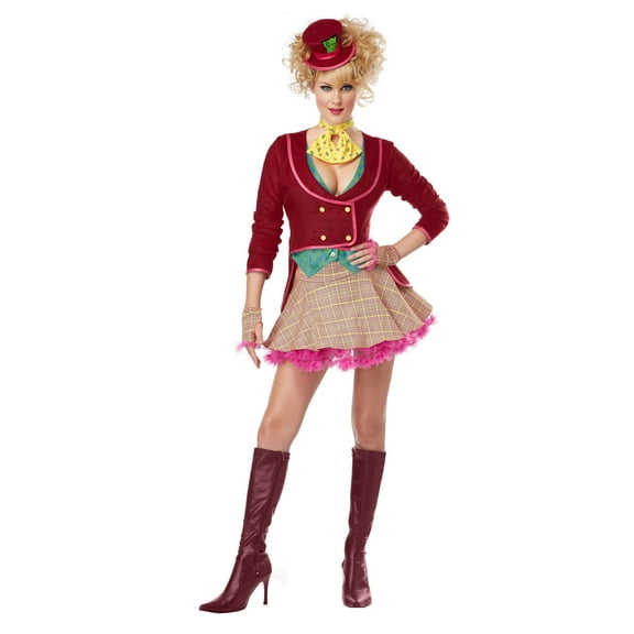 California Costumes Crazy Mad Hatter Sexy Women's Fancy-Dress Costume for Adult, M (8-10)