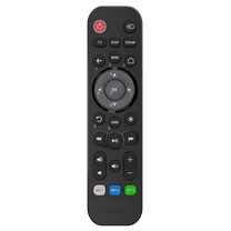 onn. Universal 3-Device Remote, Black, Compatible for TV, Streaming, Soundbar