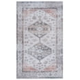 thumbnail image 2 of SAFAVIEH Arizona Shawn Medallion Machine Washable Area Rug, Beige/Taupe, 4' x 6', 2 of 14