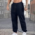 thumbnail image 2 of YUELONGHU Adult Men Casual Pants Casual Pants for Men Stretch Mens Casual Sports Pants Loose Fit Casual Pants Soft Comfortable Warm Sweatpants, 2 of 9