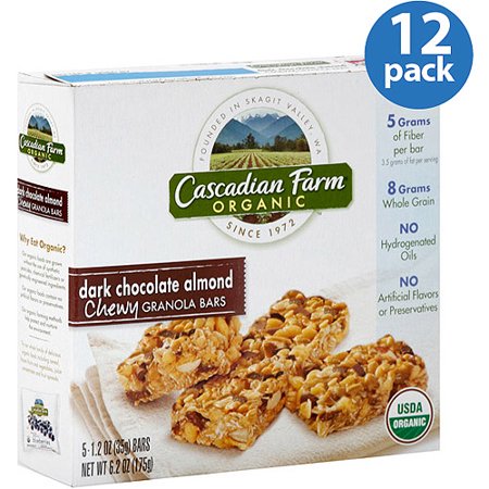 Cascadian Farms Granola Bars  Dark Choco